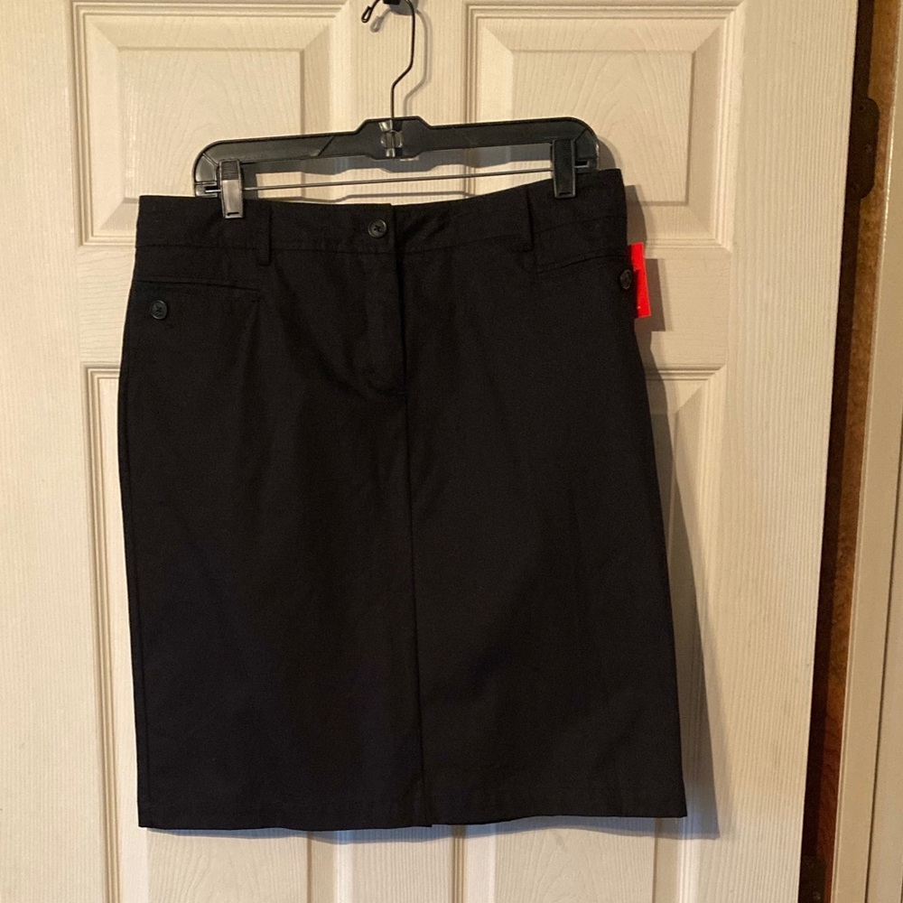 Isaac Mizrahi Skirt Black (NWT) 12